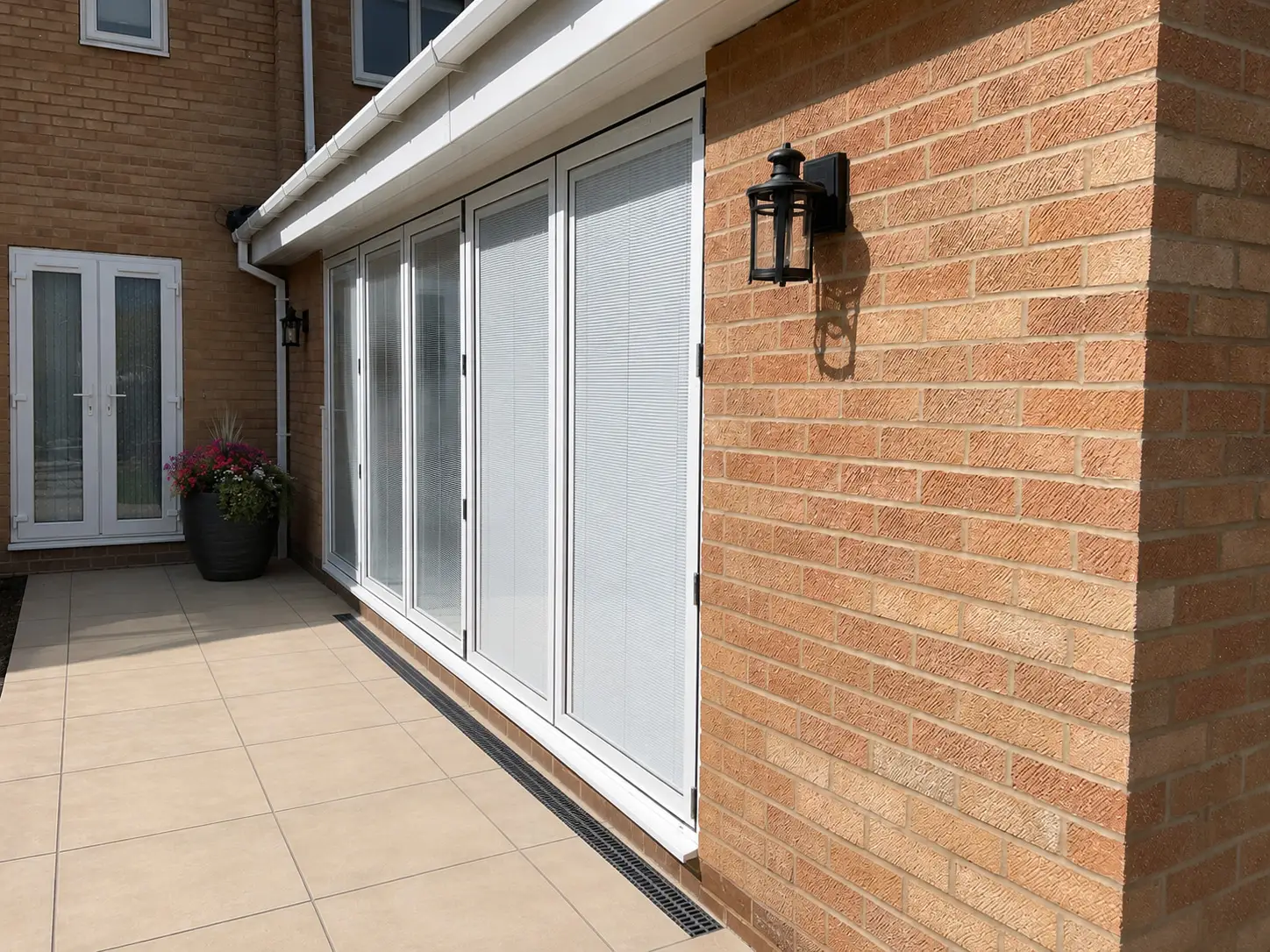 White Bifold Door Derbsyhire