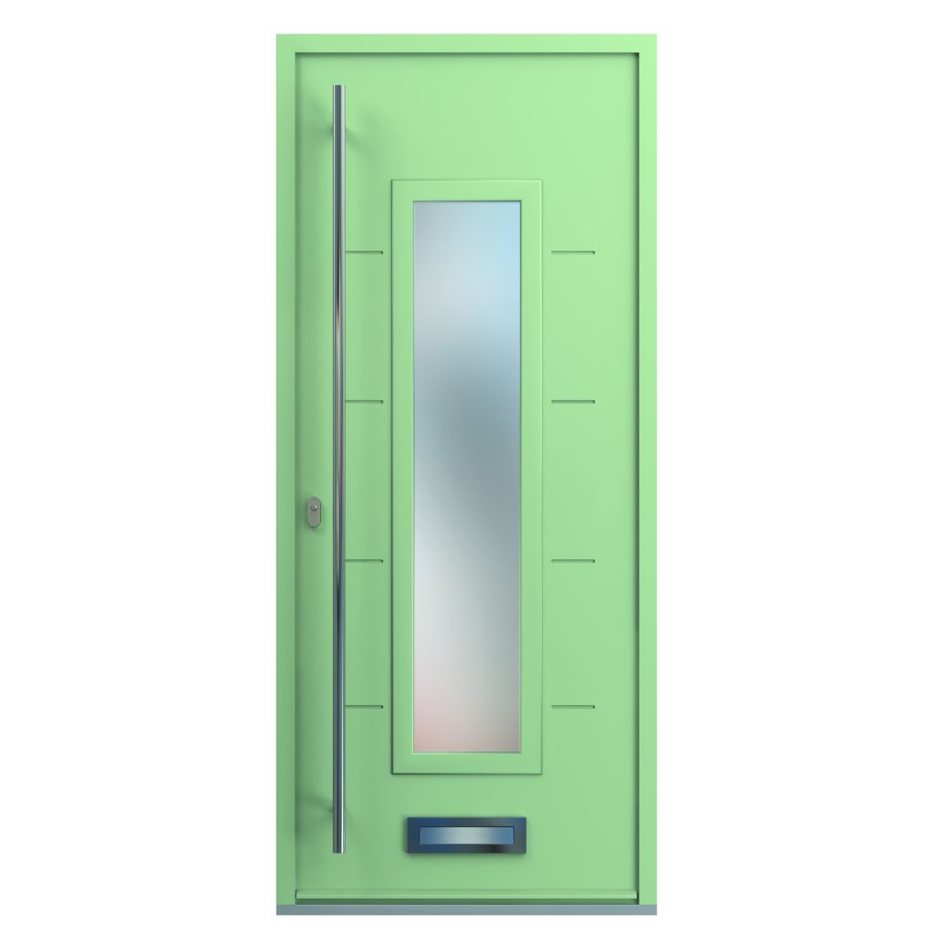 Aluminium Front Door - Green