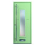 Aluminium Front Door - Green