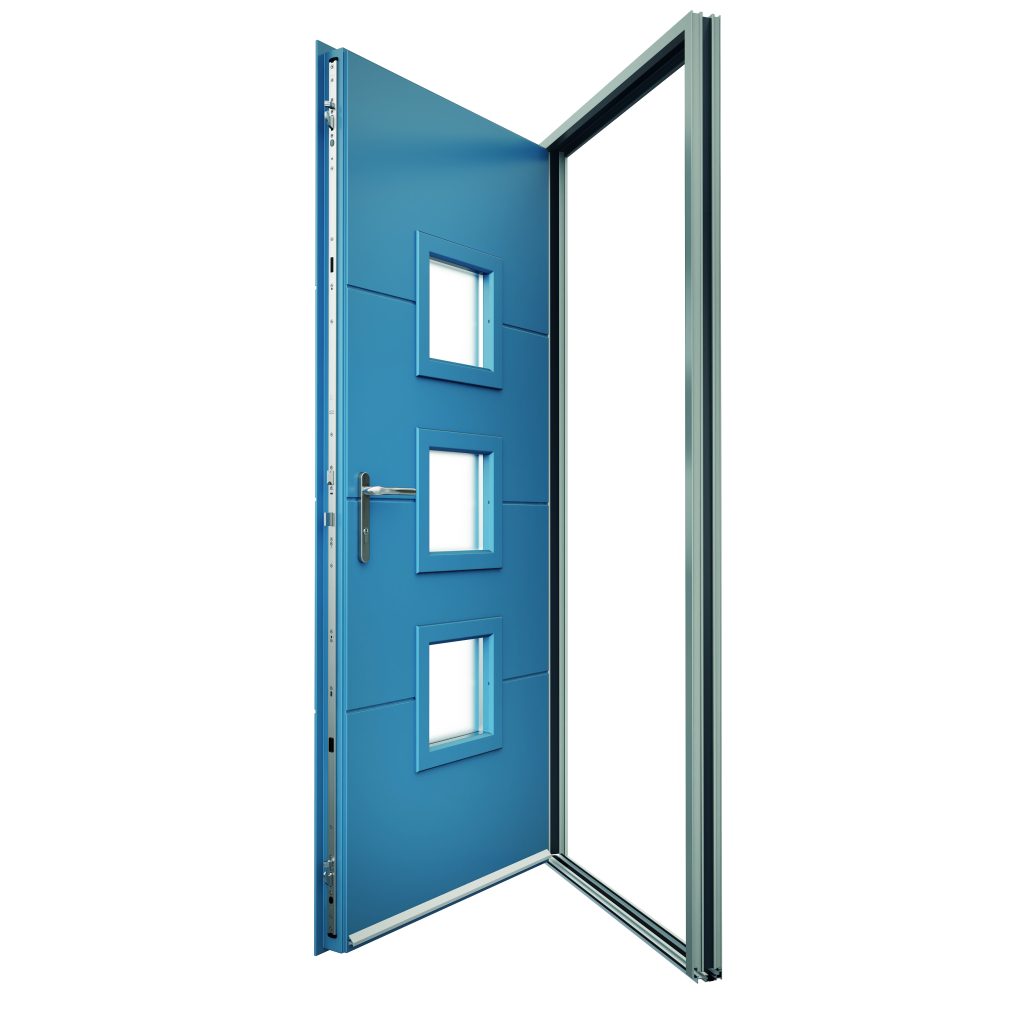 Aluminium Front door - blue