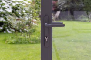 lock on an a aluminium sliding door