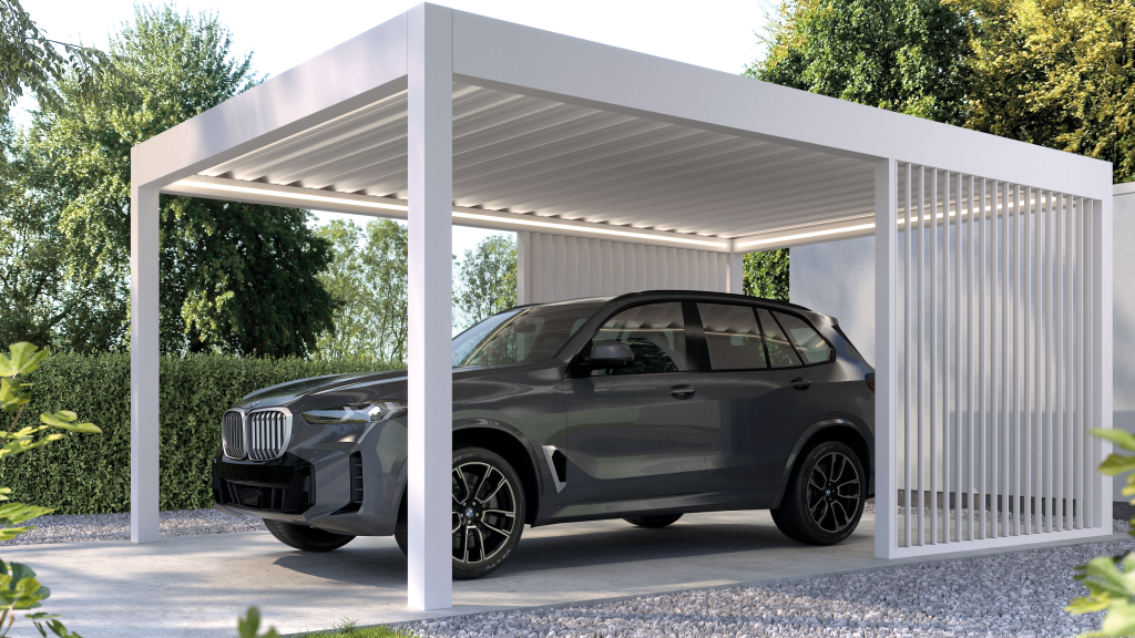 white carport